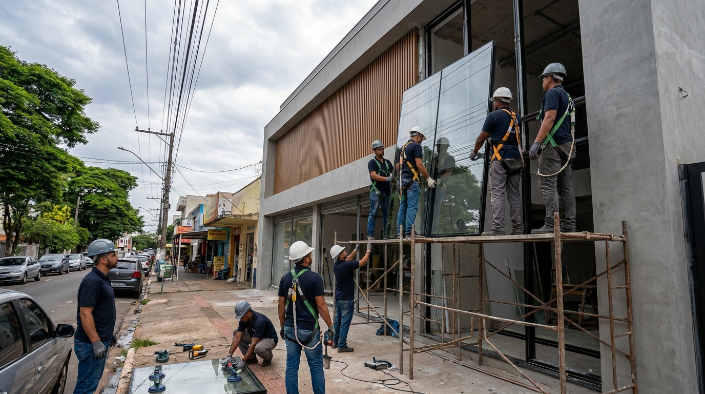 Fachada de Vidro em Itajaí‑SC