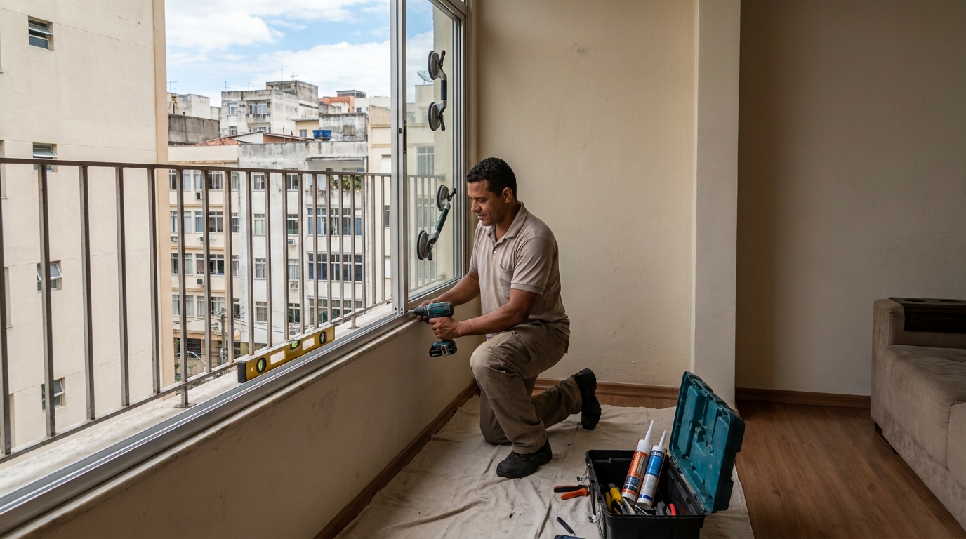 Janelas de Vidro em Itajaí‑SC